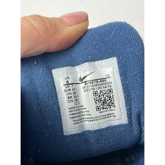 Nike Air Monarch IV Denim Sneakers Father's Day, US 8 - Picture 7 of 7